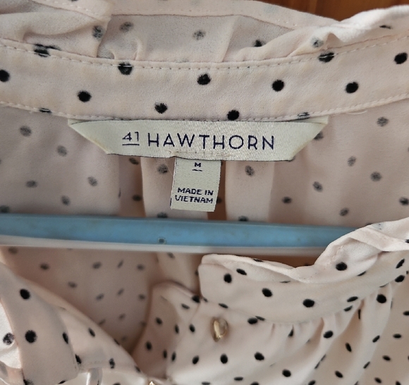 Treasure & Bond Light Pink Polka Dot Sleeveless Top - Picture 2 of 5